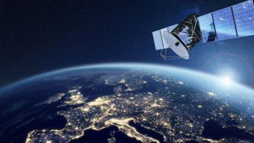 Satellite in orbit