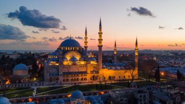 Istanbul at sunset