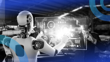 A robot and a human collaborate on code