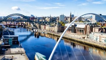 Newcastle waterway and bridges