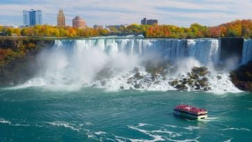 Ontario's Niagra Falls, view from the Canadian side
