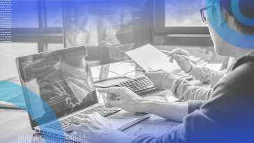 Developers reviewing code and writing comments