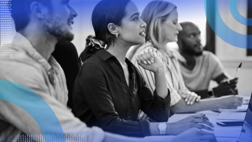 Employees in a training certification program