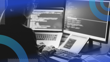 Developer working on function apps code