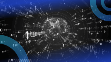 A visual representation of binary code