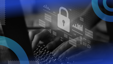 Cybersecurity expert working on system