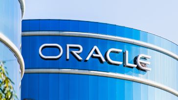 Oracle headquarters sign.