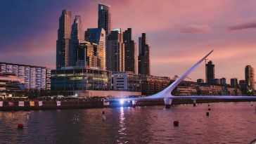 Buenos Aires skyline shown