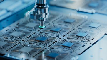 microchip closeup