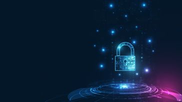 A digital image of a padlock
