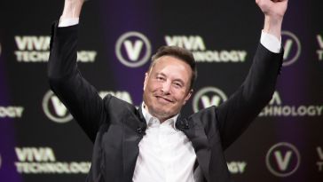 Elon Musk pictured