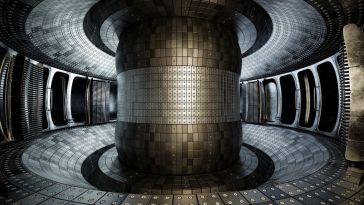 Fusion energy illustration.