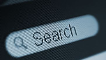 image of a zoomed in search bar
