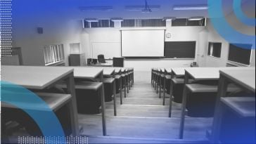 A university classroom