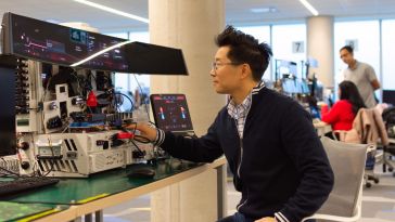 A photo of Stanley Fok, the leader of infotainment software at GM’s Canadian Technical Centre in Markham, Ontario,
