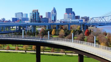 Louisville KY skyline