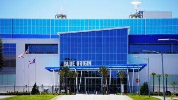 Blue Origin headquarters in Kent, Washington.