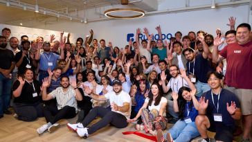 group photo of Rundoo team