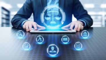 legal or compliance tech depicted