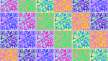 qr codes in different colors
