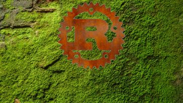 modified Rust logo