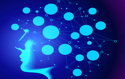 A machine learning head being constructed through automated processes.