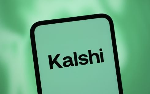 The Kalshi app loads on a smartphone.