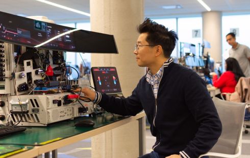 A photo of Stanley Fok, the leader of infotainment software at GM’s Canadian Technical Centre in Markham, Ontario,