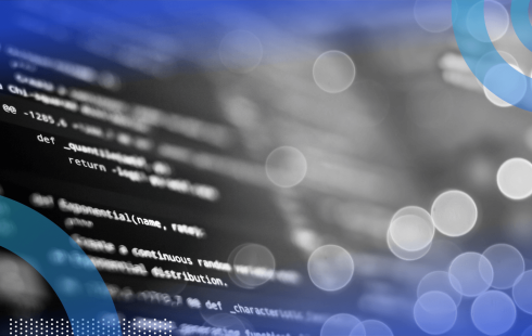 Code on a computer screen