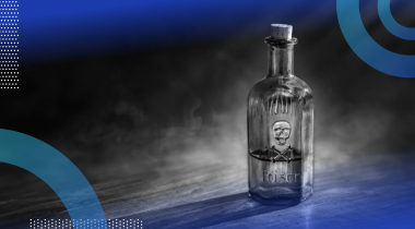 A bottle of poison.