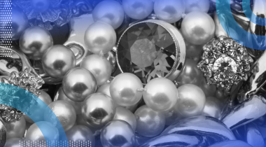 A pile of jewels and pearls