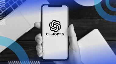 A smartphone showing the ChatGPT logo