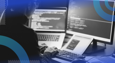 Developer working on function apps code