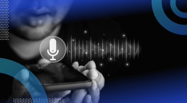 A user speaks to an AI voice assistant on their phone