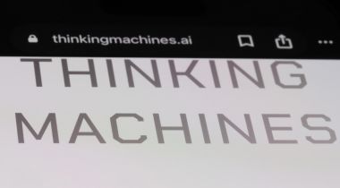 A screenshot of the Thinking Machines website.
