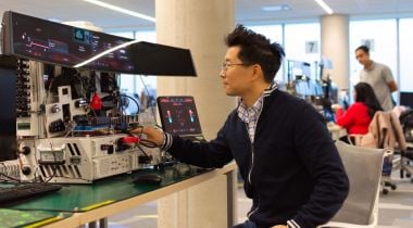 A photo of Stanley Fok, the leader of infotainment software at GM’s Canadian Technical Centre in Markham, Ontario,