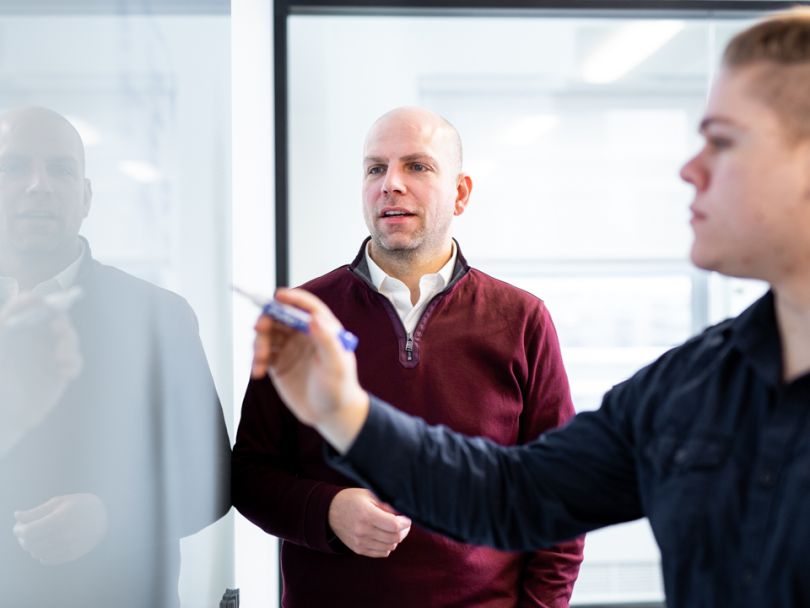 Nate Burleson at work