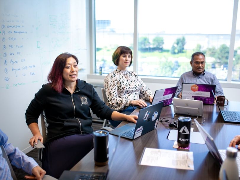 ensono cloud team meeting