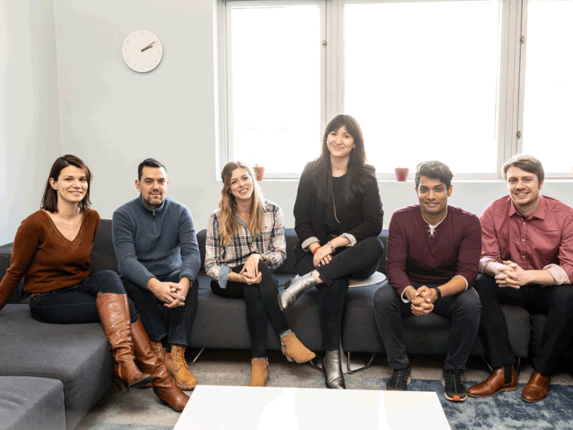 dailymotion poses as a team