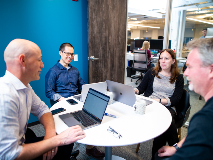 Relativity's Alex Moy with team