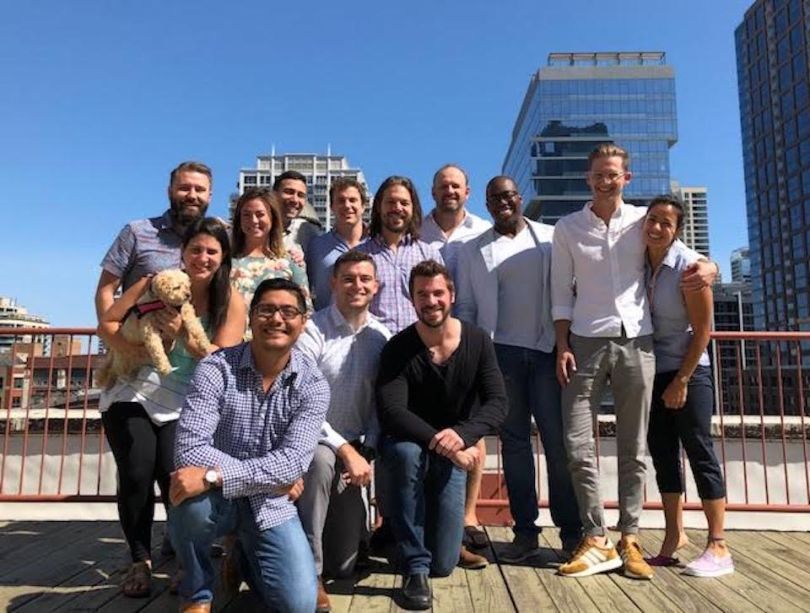 Ansarada team on a rooftop