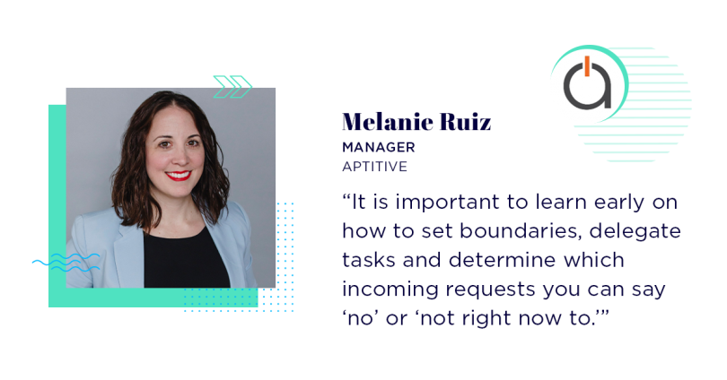 headshot of woman with quote