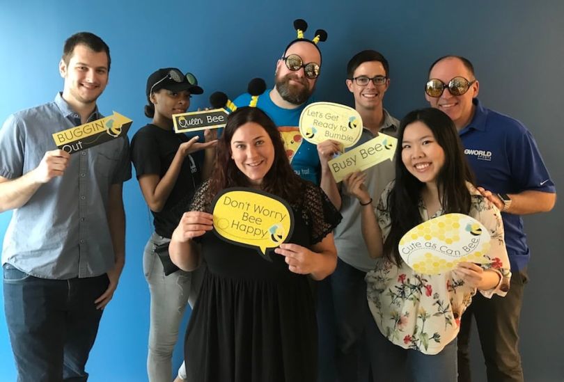 Bento team posing and having fun