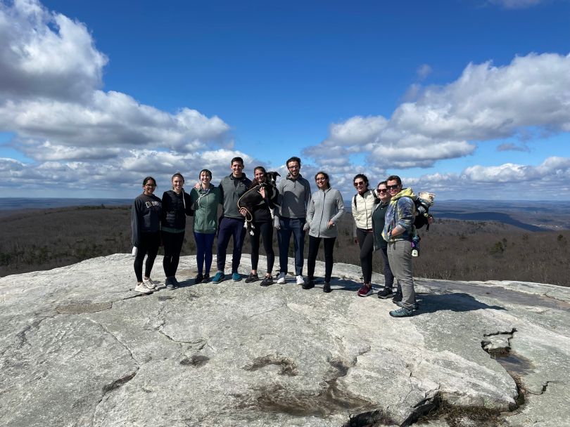 The Spring Health team hiking