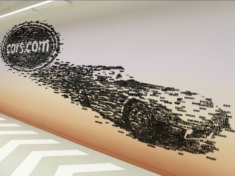 Cars.com Chicago wall mural