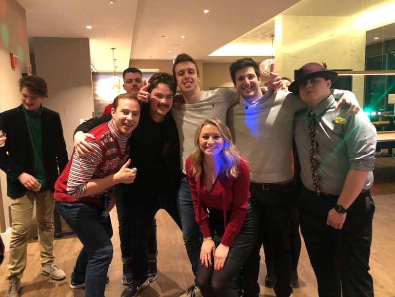 Chowly Chicago tech company 2018 holiday party