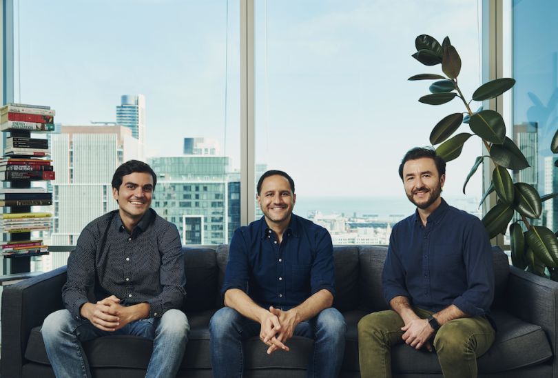 Collective's co-founders Hooman Radfar, Ugur Kaner and Bugra Akcay.