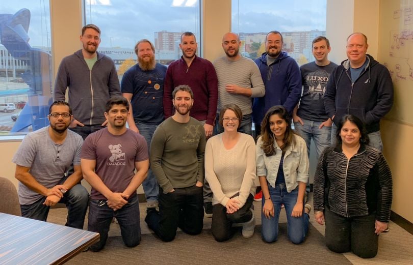 DAIS Technology team posing in group photo