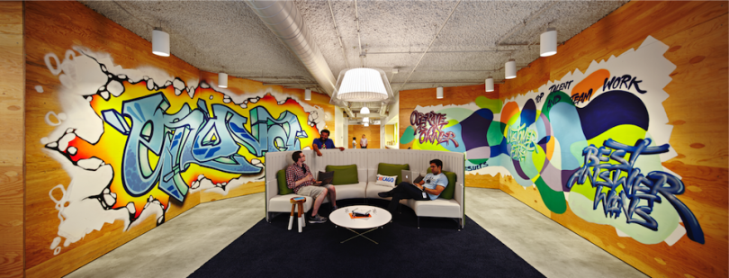 Enova Chicago office mural