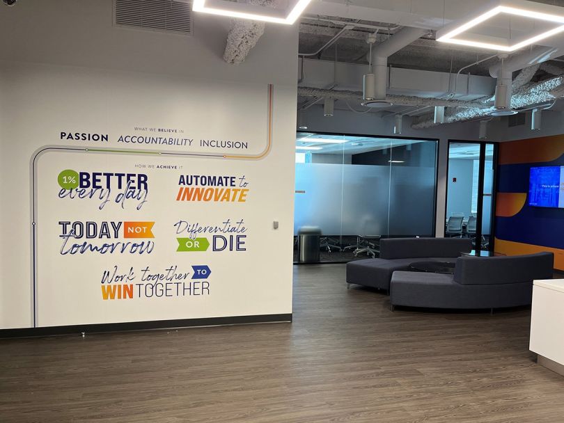 Inside of the Epsilon office